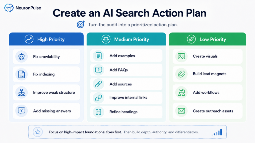 create an AI search Plan