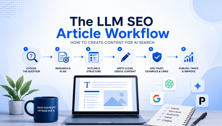 LLM SEO article workflow
