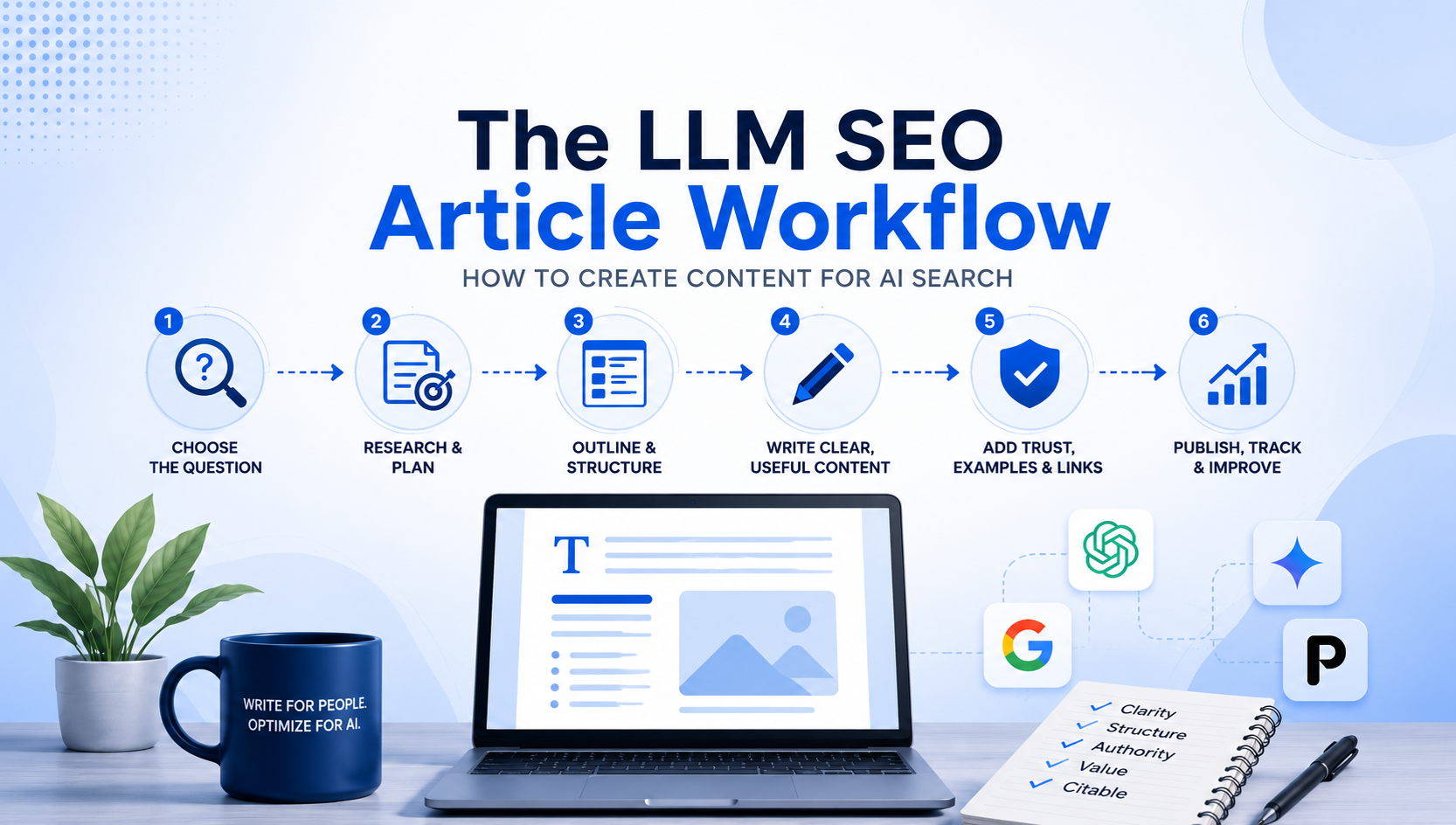LLM SEO article workflow